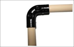 Wholesale Steel Plastic Coated Pipe Metal Joint For Pipe Racks , Wear Resistant And Flexible from china suppliers