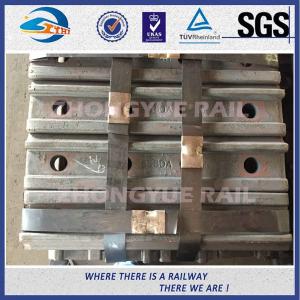 Wholesale BS80A ASTM and DIN Railroad Joint Bars Railway Fish Plate With 4 Hole , 6 Hole from china suppliers