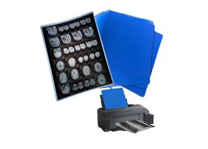 Wholesale 210um 8x10 A3 A4 Blue Medical Inkjet Film For Radiology X-Ray Imaging Output from china suppliers
