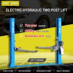 Two Post Car Lift Ce Safety Approved For Home Garage Equipment Simple Manual
