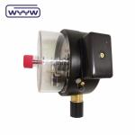 Electric Contact Pressure Gauge 100mm 380V Back Steel Case Manometer AC