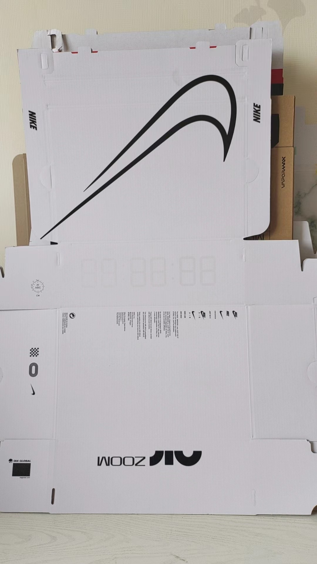 White Shoe Box Cardboard Storage Boxes for Shoe Organization Packaging