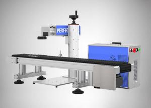 Wholesale 220V Automatic fiber Laser Marking Machine with Customized Conveyor Belt PEDB-460 from china suppliers