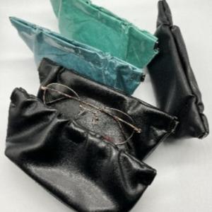 Wholesale Irregular Black Eco Portable Sunglasses Case Squeeze Spring organizer from china suppliers