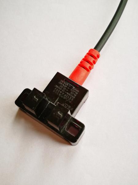 24Vdc Slotted Optical Sensor 5mm Sensing NPN PNP 4 Wires Micro Photoelectric