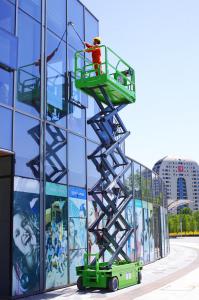 Wholesale Automatic Scissor Lift Small Size 8m Electrical Driving 230kg Aerial Working Platform from china suppliers