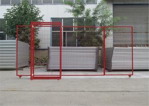 Wholesale 4’H/1220mm*8’W/2430mm canada standard temporary fence for crowd control powder spacing 3&quot;x6&quot; 75mm x 100mm*9ga/3.6mm dia from china suppliers