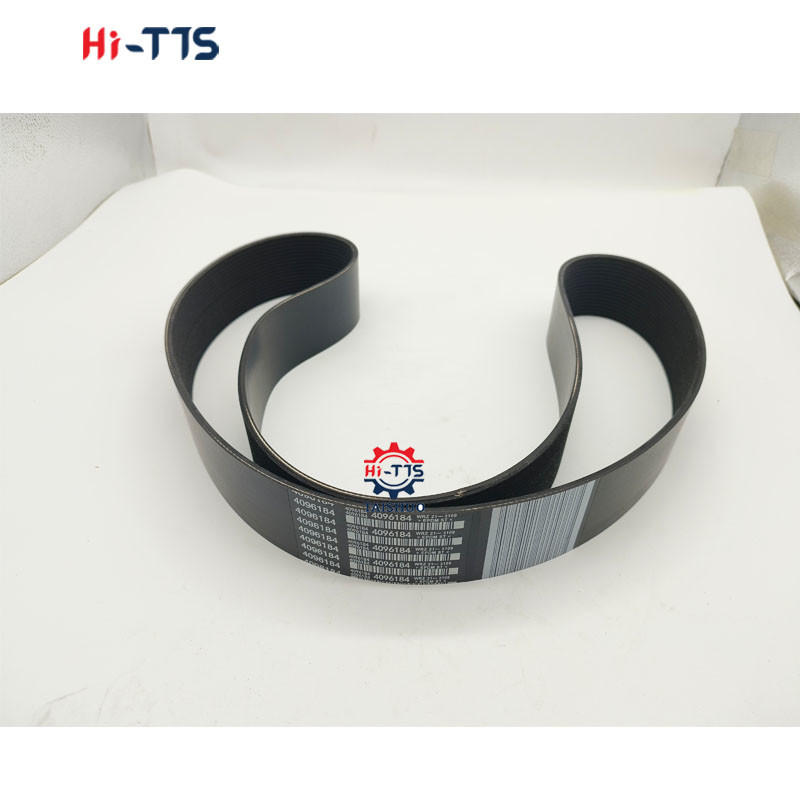 Diesel Engine Parts QSK23 Ribbed Fan Belt 4096184 Engine Fan Belt