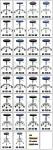 Dust Free ESD PU Anti Static Chairs Blue Adjustable Height