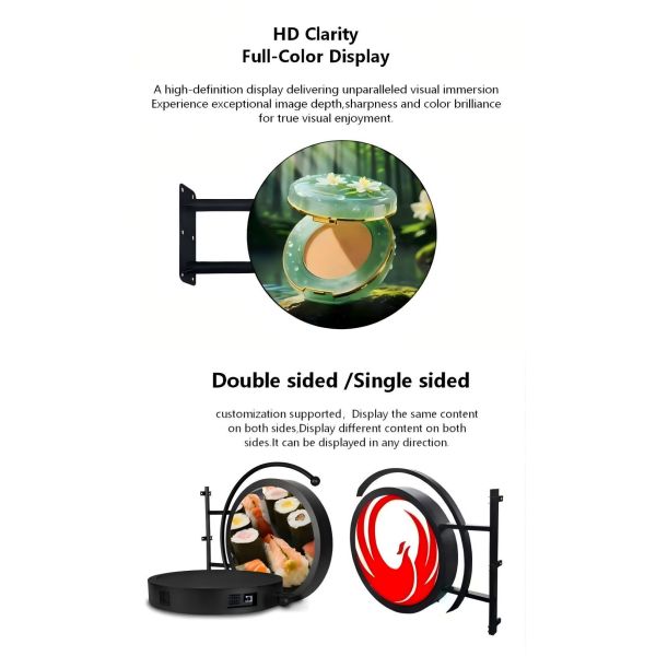 Round LED Screen 600mm Diameters Outdoor Circular Led Display Screen