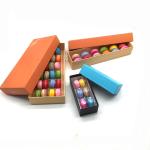 3 x 2 6pcs macaron packaging tray transparent PVC/PET blister macaron box