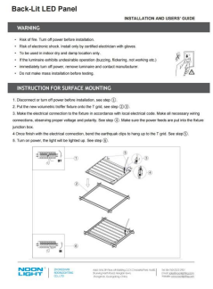 Indoor 128W Equivalent Backlit Ceiling Panels 1FTx 4FT For Office