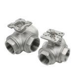 Industrial Three-way High Platform Water Valve with Stainless Steel Female Float