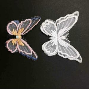 Wholesale Garment Accessories Butterfly Embroidery Applique with Different Color from china suppliers