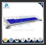 Hot Dip Galvanizing Q235B Bleacher Chairs , Outdoor Target Field Seating