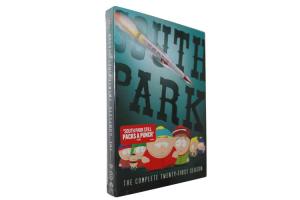 Wholesale New Released South Park The Complete Season 21 DVD The TV Show Comedy Series Animation DVD Wholesale from china suppliers