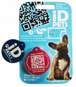 China Waterproof Anti Lost RFID Dog Tag QR Code 213 Epoxy RFID Pet TAG on sale