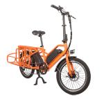 Bafang Motor Electric Fat Tyre Food Delivery Bike with 7 Speed Gears and Kid