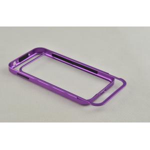 Wholesale Bumper Aluminum Samsung Galaxy S4 Metal Cases , I9500 Purple Phone Cover from china suppliers
