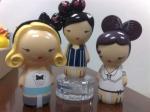 Glass Perfume Bottle Rubber Bath Toys Cap 10cm Height / 4cm Diameter 9P Free PVC