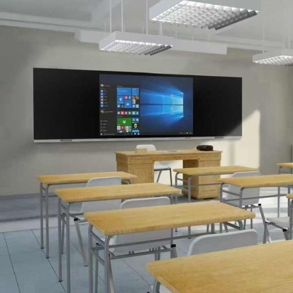 MTHGH 65 Inch 4K Flat Writing Panel Smart Digital Blackboard With 64GB Storage And 180-260V AC Input Voltage