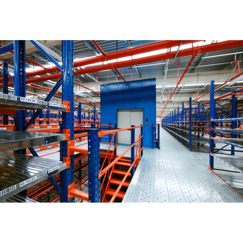 Heavy Duty Steel Platform System Warehouse Mezzanine Solution Fully Bolted Structure