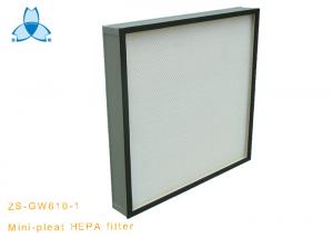 Wholesale Commercial Air Conditioner HVAC System H13 Hepa Panel Filter Mini Pleat HEPA Filter from china suppliers