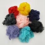 Felt Fabric Raw Materials Regenerated Polyester Fiber , Polyester Staple Fibre