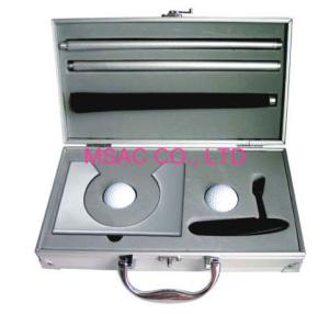 Wholesale Easy Carry Aluminum Cue Case Silver Color MSAC ABS Golf Carrying Case from china suppliers