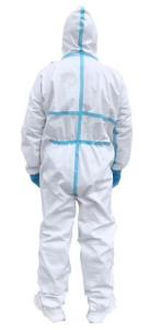 Wholesale Anti Virus Medical Disposable Protective Suit For Work White Color Non Woven from china suppliers