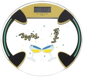 Wholesale Tempered glass tare function overload fuction Bathroom Weighing Scale from china suppliers