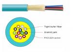 High Speed OM3 12C Bundle Fiber Optic Distribution Cable with 0.9mm Fiber