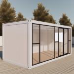 Galvanized Steel Bending 20ft Prefabricated Modular Steel Housing Eco-Friendly