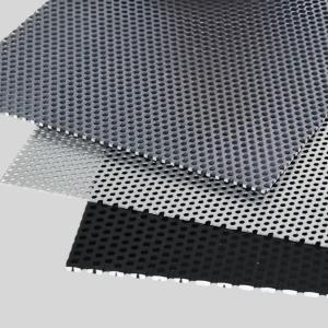 Wholesale Perforated Metal Security Screen Mesh Black Polyester Coated from china suppliers