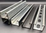 Slotted Solid Cold Formed Electrical Galvanized Unistrut Channel