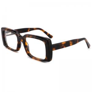 Wholesale Square Small Acetate Fiber Frame Glasses Men Women Optical Resin Ac Lens from china suppliers