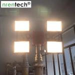Tilt and Turn unit pneumatic telescopic mast light-6m height/inside electric