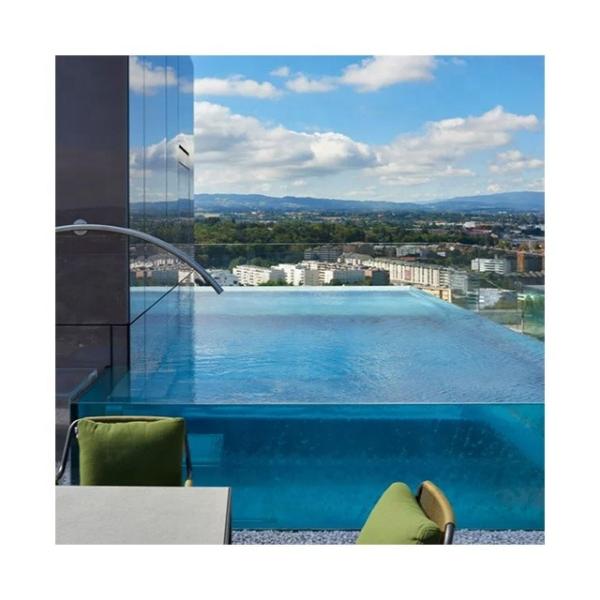 Acrylic Swimming Pool Endless Indoor Sky Infinity Pool for Portable Group