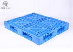 Single HDPE Plastic Pallets Hd Full Perimeter Bottom , Reinforced Plastic