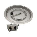ISO9001 Stainless Steel Fire Pit Tray 48cm Fire Pit Burner Pan