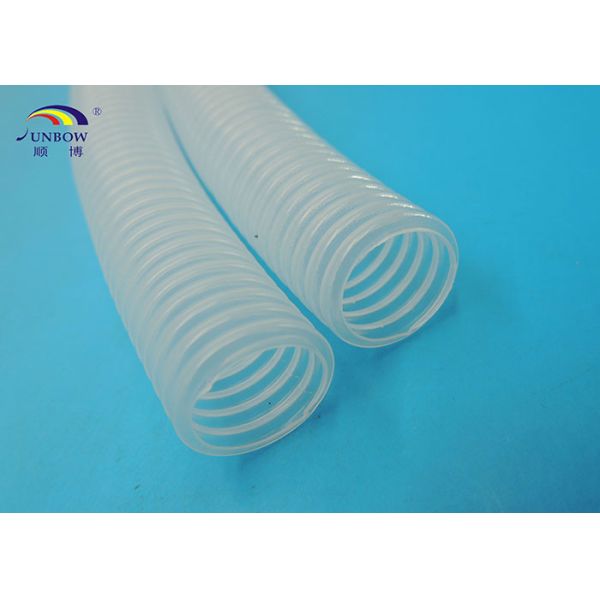 Plastic Corrugated Pipes / Tube PP PE PA Moulded Clear Corrugated Tubing