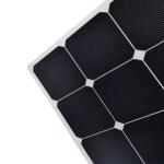 Customized SunPower Solar Flexible Panels 130w For Rv Marine Motor Boat Yacht
