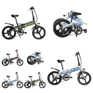 Wholesale SMLRO 20 Folding E Bike , Brushless Geared Fat Tyre E Bike 40miles Per Power from china suppliers