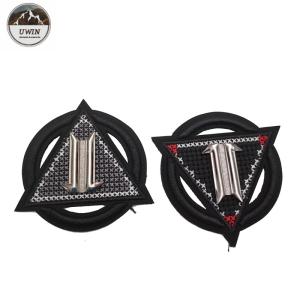 Wholesale 3D Embroidery Designs Patches Custom Logo 5cm Size With Metal / Felt Material from china suppliers