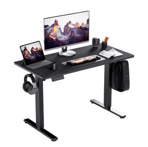 Wholesale Electric Height Adjustable Wooden Gaming Computer Table Modern Design for Home Office from china suppliers