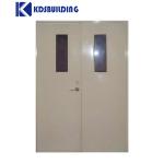 Security Exterior Steel Fire Door With Window Front Main Door For Home