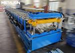 High Friction Surface Embossing Floor Deck Forming Machine For YX70-165 Metal