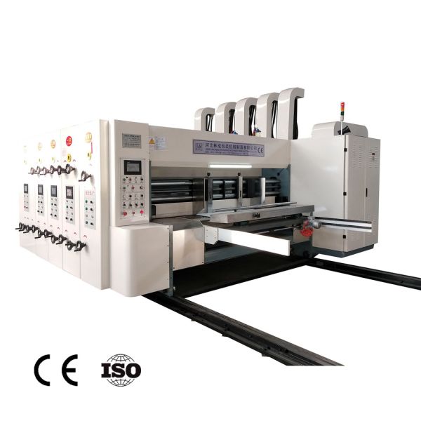 2 Color Flexo Printing Slotting Die Cutting Machine Automatic