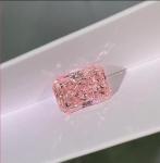 10 Mohs Carbon Lab Grown Pink Diamond Engagement Ring IGI Certified