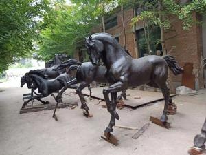 Wholesale Garden bronze horse sculptures brass horse statues,casting bronze animal statues, China sculpture supplier from china suppliers